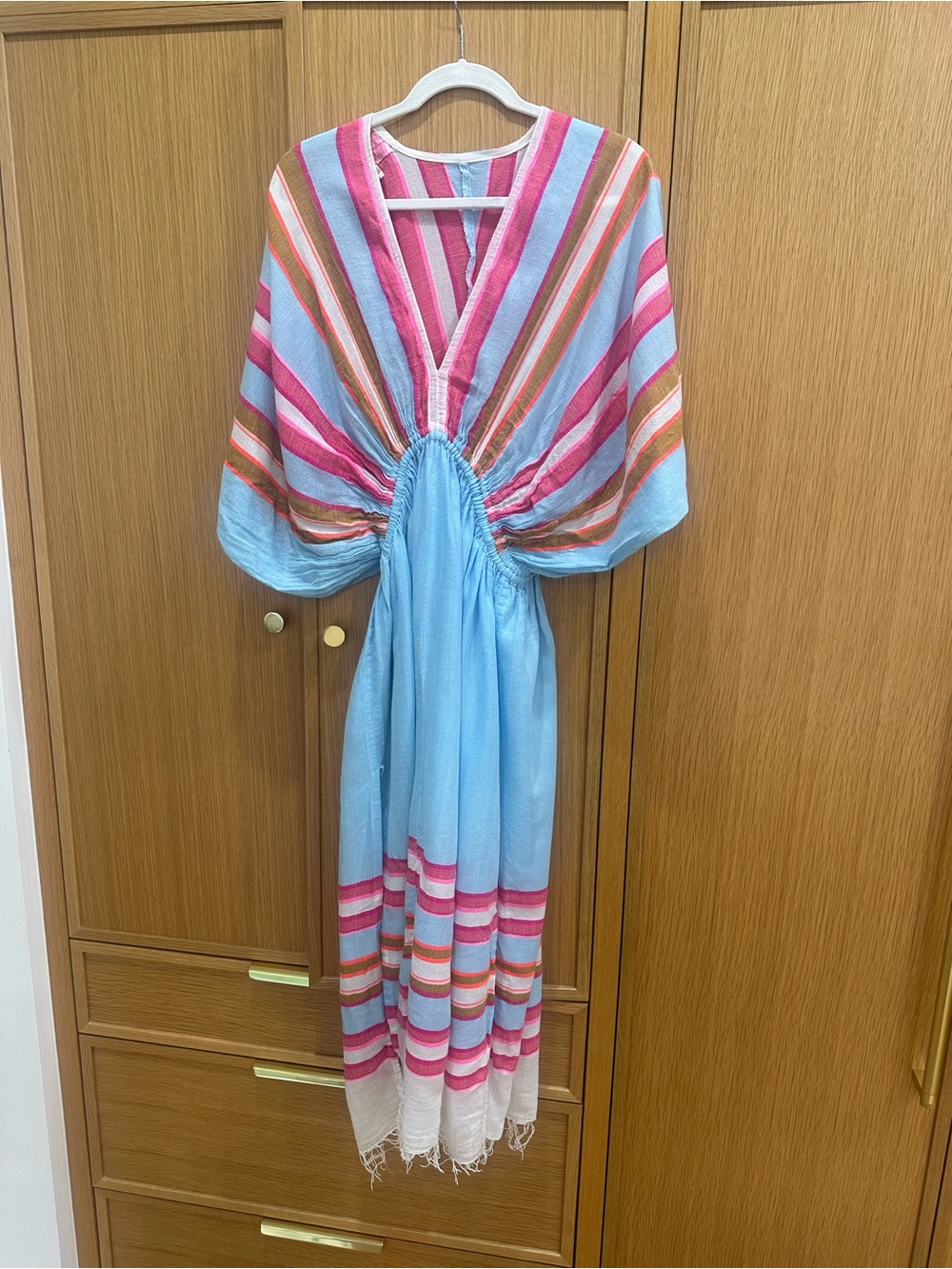 Lemlem Leila Plunge Dress, Size S